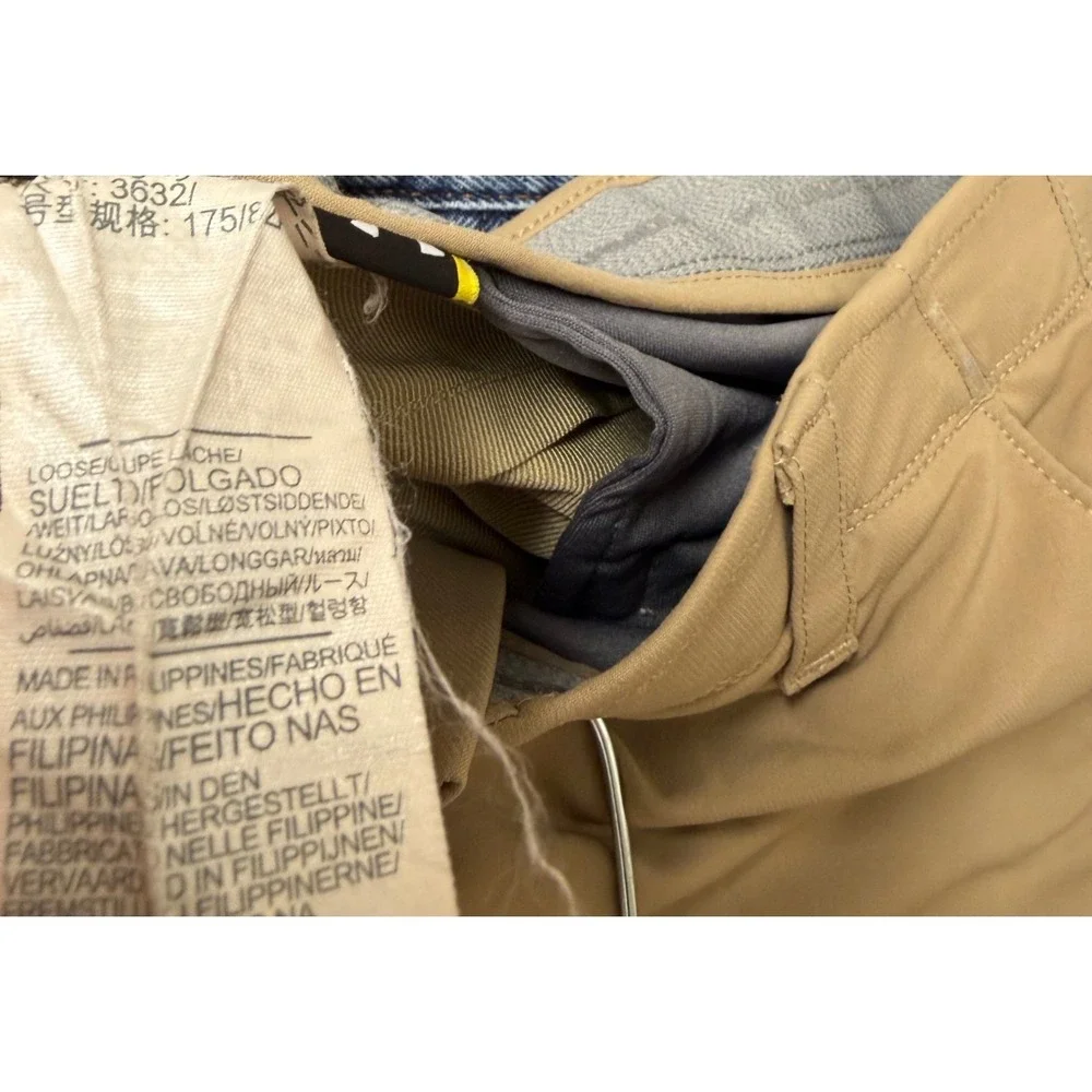 Under Armour Mens Performance Golf Chino Pants 34x32 Khaki Stretch Techwear Gorp